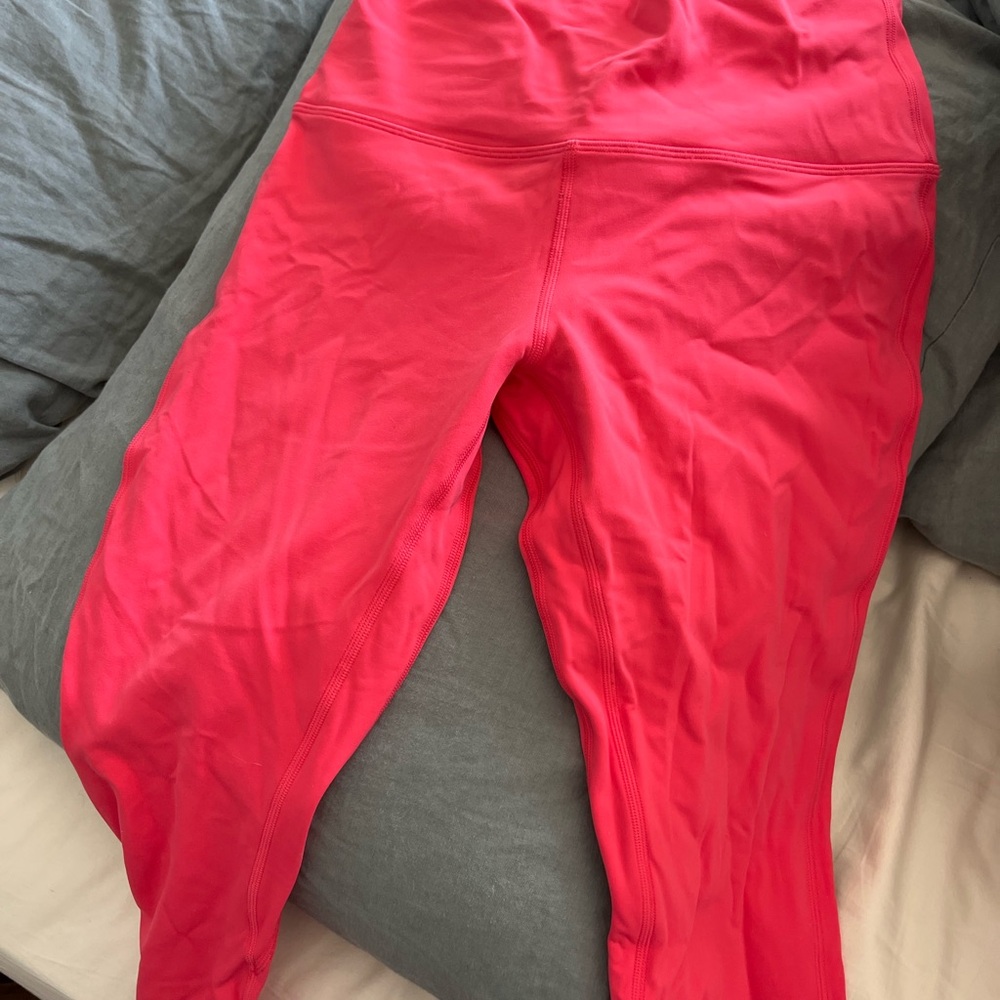 lululemon glaze pink align leggings 25” - Picture 5 of 5